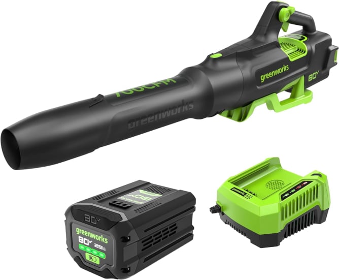 greenworks cordless leaf blower