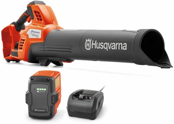 Husqvarna Leaf Blaster 350iB Battery Powered Cordless Leaf Blower with charger